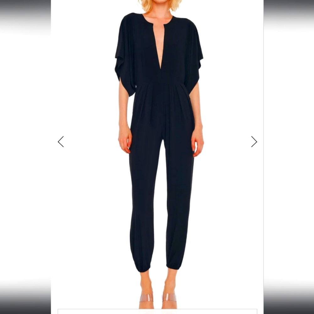Norma Kamali Rectangle Jog Jumpsuit NWT